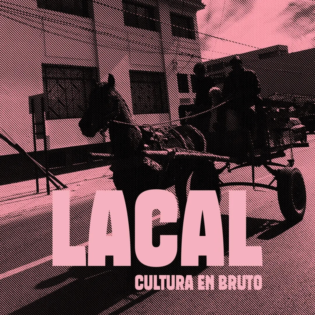 Publicidad de revista Lacal en tono rosado